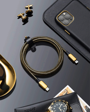 Anker Powerline+ III USB-C to Lightning Connector 6ft 1.8m A8843hb1 Gold