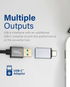 Promate 7 USB 3.0 Ports Aluminium Alloy USB Hub with Dual Input (EZHUB-7)
