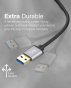 Promate 7 USB 3.0 Ports Aluminium Alloy USB Hub with Dual Input (EZHUB-7)