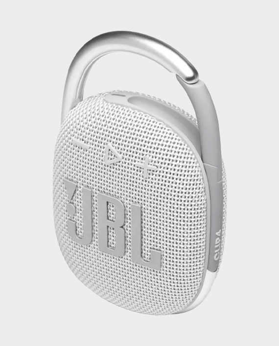 JBL Clip 4 Portable Wireless Speaker – White