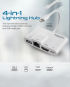 Promate 4 in 1 Lightning Multimedia Hub (MEDIASYNC-LT)