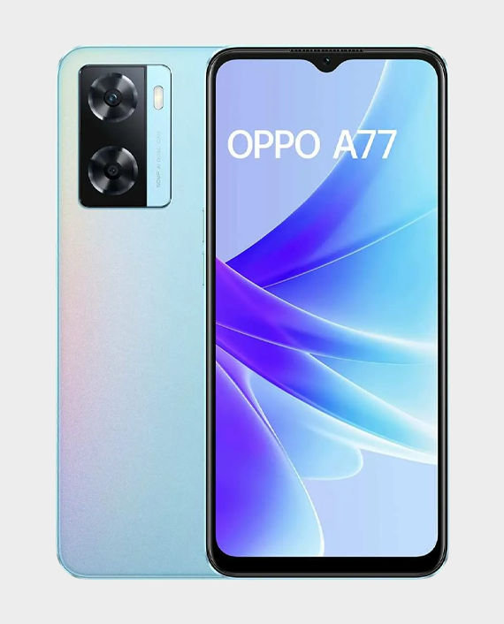 Buy Oppo A77 4GB 128GB Sky Blue in Qatar - AlaneesQatar.Qa