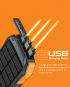 Promate Rugged Ecolight Solar Power Bank 10000mAh (SOLARTANK-10PDQI)