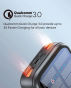 Promate SolarTank-20PDCi 20000mAh EcoLight Solar Power Bank with Built-in USB-C & Lightning Cables