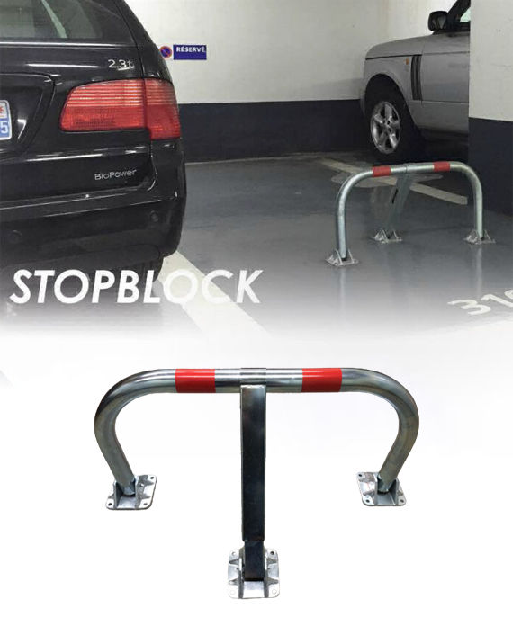 Buy StopBlock Simple Steel Structured Manual Key Operated Parking Lock ...