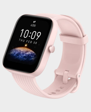 Amazfit Bip 3 Pro Smart Watch Pink in Qatar