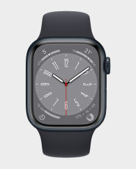 Apple Watch Series 8 MNP53 GPS 41mm Midnight Aluminum Case with Midnight Sport Band in Qatar