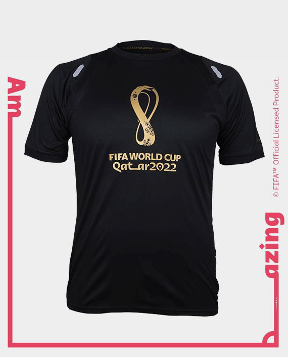 FWC Qatar 2022 Official Emblem Training Jersey Premium (Size: L) (Men) FH0075 – Black