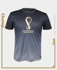 FWC Qatar 2022 Official Emblem Gradient Jersey Premium (Size: XL) (Men) FH0092 Black