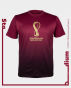 FWC Qatar 2022 Official Emblem Gradient Jersey Premium (Size: M) (Men) FH0093 Burgundy