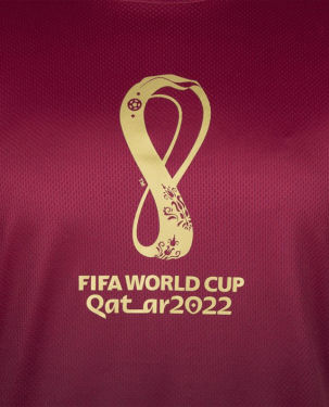FWC Qatar 2022 Official Emblem Gradient Jersey Premium (Size: XL) (Men) FH0093