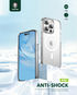 Green 360° Anti-Shock Creative Magnetic Case for iPhone 14 Pro Clear in Qatar