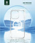 Green 360° Anti-Shock Creative Magnetic Case for iPhone 14 Pro Clear in Qatar