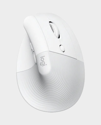 Buy Logitech Lift Vertical Ergonomic Mouse White in Qatar 