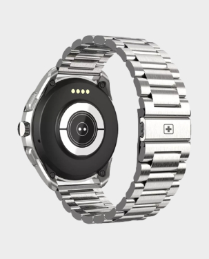 Swiss Military Dom Smart Watch with Metal Strap SM-WCH-DOM1-M-SIL