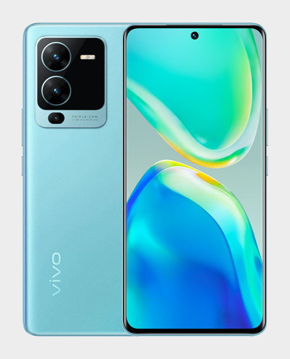 Buy Vivo V25 Pro 5G 12GB 256GB Surfing Blue in Qatar - AlaneesQatar.Qa