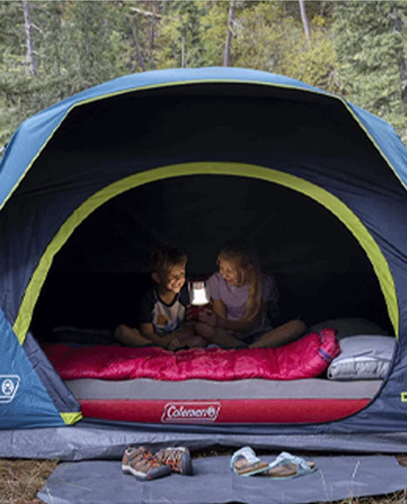 Coleman Camp Burst Dark 4人用テント LEDランタン Coleman Camp Burst