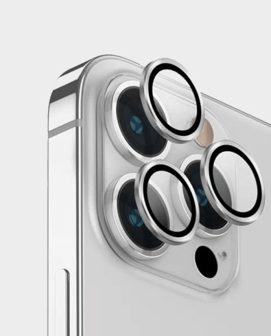Buy Uniq Optix Camera Lens Protector For iPhone 14 Pro/14 Pro Max (Silver)  in Qatar 