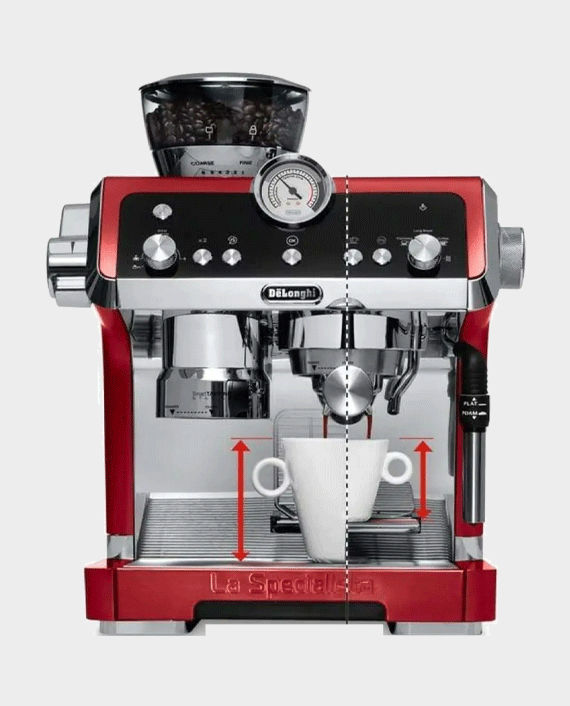 Buy DELONGHI Pump Espresso Coffee Machine EC9335.R Red in Qatar