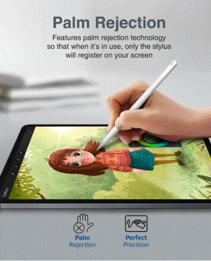 Promate High Precision Active Capacitive Wireless Stylus Pen for iPad