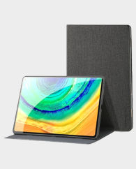 X-level Canvas Series Book Case for Samsung Tab S7 (T870/T875/T876B) with Pencil Slot in Qatar