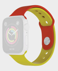 Porodo Lifestyle Sport Silicon Watch Strap 44/45mm (Spain) (Red/Yellow) in Qatar