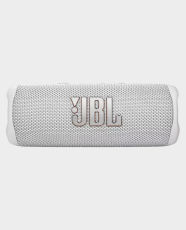 JBL Flip 6 Waterproof Portable Bluetooth Speaker (White) in Qatar