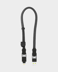 Rolling Square inCharge XL 6 in 1 Cable 100W 1ft/30cm (Urban Black) in Qatar