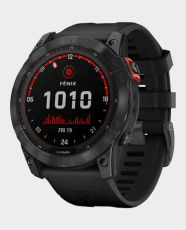 Garmin 010-02541-01 Fenix 7X Solar Slate Grey with Black band