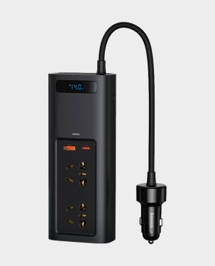 Baseus Power Inverter 150W (220V CN/EU) in Qatar