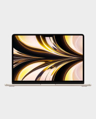 Apple MacBook Air MLY13 Apple M2 chip (8-core CPU 8-core GPU) 8GB RAM 256GB SSD 13.6-inch Display macOS (Starlight) (English Arabic Keyboard) in Qatar