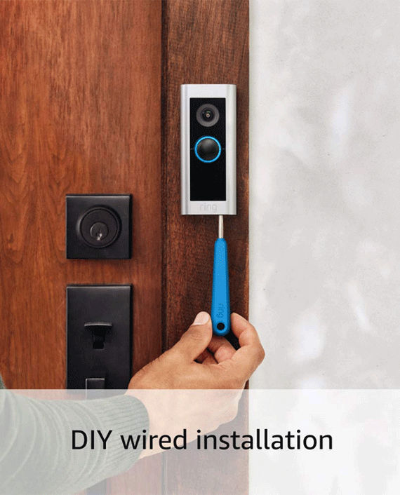 Buy Ring Video Doorbell Pro with Plug-In Adapter in Qatar