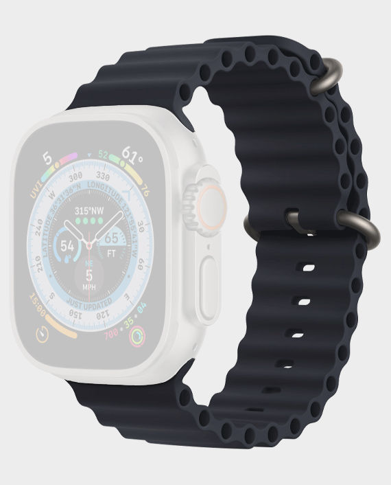 Buy Apple Watch Strap 49mm Ocean Band (Midnight) in Qatar 
