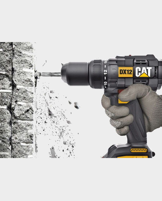 Cat 18V 1/2 in. Cordless Hammer Drill, DX12