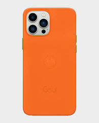 Goui Magnetic Case for iPhone 14 Pro 6.1 inch with Magnetic Bars (Tiger Orange)