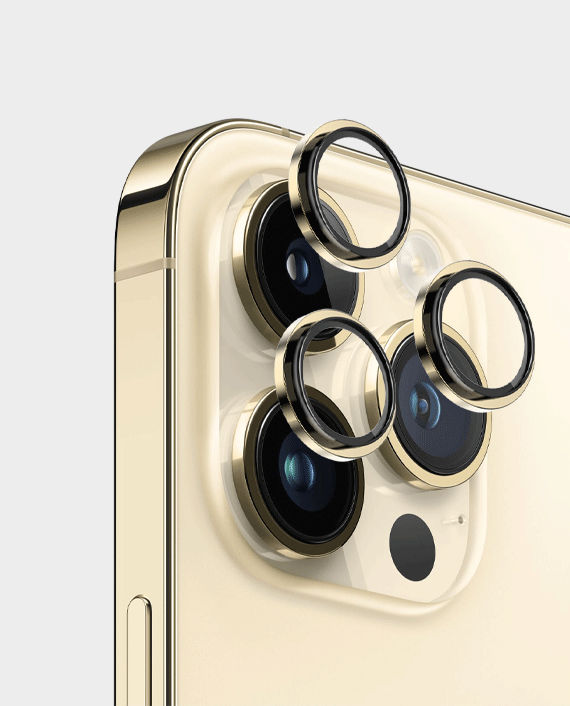 Green Camera Lens HD Plus for iPhone 14 Pro/14 Pro Max – Gold