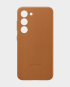 Samsung Galaxy S23 Plus Leather Cover EF-VS916LAEGWW (Camel) in Qatar
