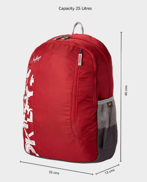 Buy Skybags Brat Casual Backpack 46cm Wine Red in Qatar AlaneesQatar.Qa