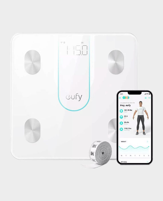 Buy Eufy By Anker Smart Scale P2 with Bluetooth T9148K21 (White