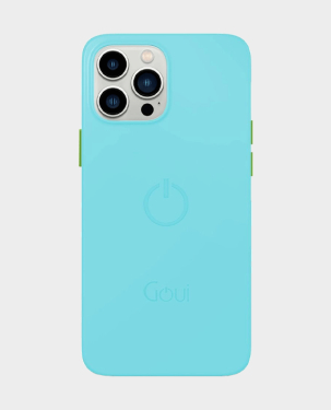Goui Magnetic Case for iPhone 14 Pro Max 6.7 inch with Magnetic Bars (Cyan Blue) in Qatar