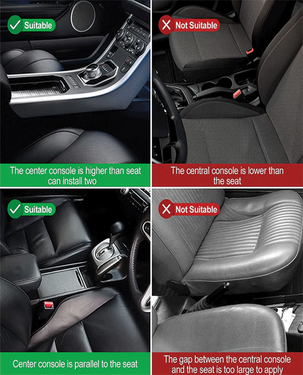 Macnoa Car Seat Pouch MA-22SEPO-BK (Pack of 2)