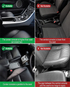 Macnoa Car Seat Pouch MA-22SEPO-BK (Pack of 2)