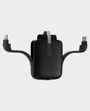 Rolling Square TAU Powerbank with USB-C and Lightning Cable