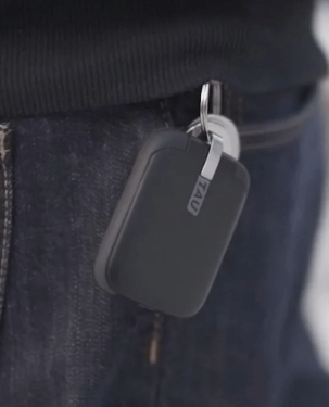Rolling Square TAU Powerbank with USB-C and Lightning Cable