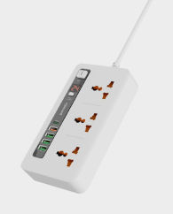 Porodo Multi-Port Power Hub 4 USB-A/USB-C 2m (White) in Qatar