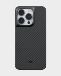 Pitaka Magez Case Pro 3 for iPhone 14 Pro Max 6.7 inch 1500D (Black/Grey Twill) in Qatar