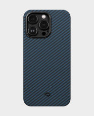 Pitaka Magez Case 3 for iPhone 14 Pro Max 6.7 inch 1500D (Black/Blue Twill) in Qatar