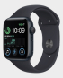 Apple Watch SE 2nd Gen MNTG3 GPS 44mm Midnight Aluminum Case With Midnight Sport Band