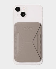 Moft Snap-on Phone Stand & Wallet Compatible With MagSafe (Stone Cliff Grey) in Qatar