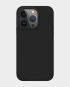 Uniq Hybrid Lino Back Case for iPhone 14 Pro Max (Midnight Black) in Qatar